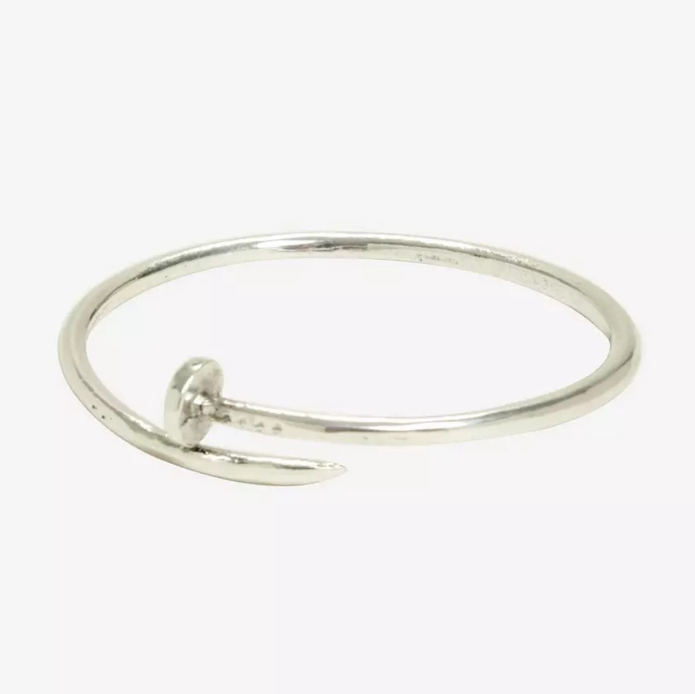 (2) Bent Nail Bracelets